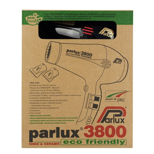 Parlux 3800 Ionic Ceramic Hair Dryer Black