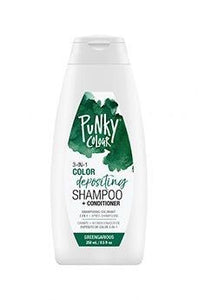 Punky Colour 3-in-1 Colour Depositing Shampoo + Conditioner - Greengarious