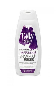 Punky Colour 3-in-1 Colour Depositing Shampoo + Conditioner - Purpledacious