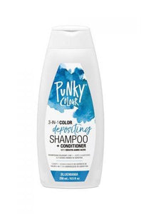 Punky Colour 3-in-1 Colour Depositing Shampoo + Conditioner - Bluemania