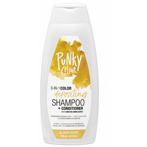Punky Colour 3-in-1 Colour Depositing Shampoo + Conditioner - Blondetastic