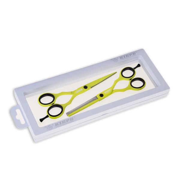 Kiepe Regular Scissors and Thinner Scissors - Lime