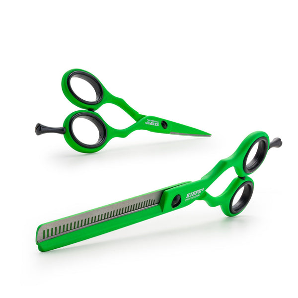 Kiepe Regular Scissors and Thinner Scissors - Green Tea