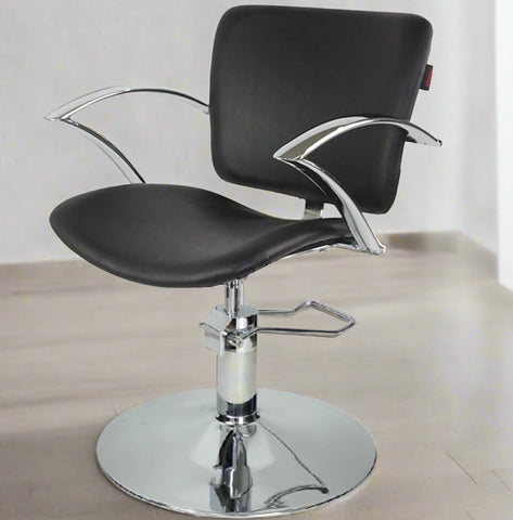 Julia Styling Chair - Hydraulic Chrome Disc Base