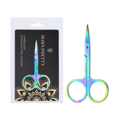 Born Pretty Curved Scissors - Chameleon