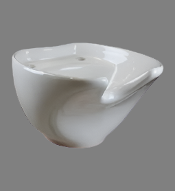 Coral ~ White Ceramic Basin ~ Joiken Collection ~ Rubys Salon Supplies