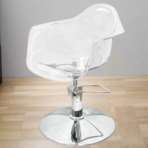 Erica Styling Chair Clear - Hydraulic