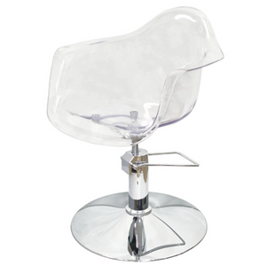 Erica Styling Chair Clear - Hydraulic