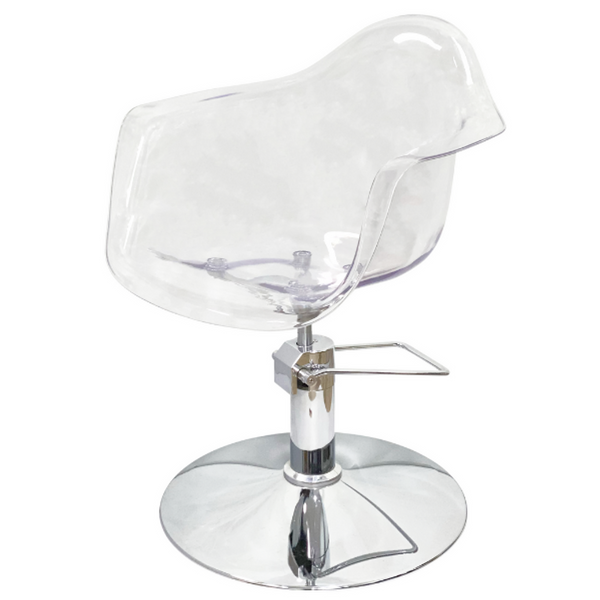 Erica Styling Chair Clear - Hydraulic