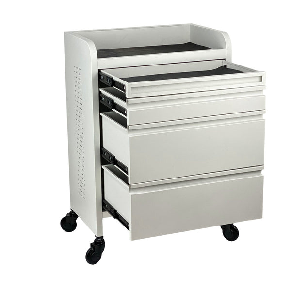 Joiken Fusion PLUS 4 Drawer Hairdressing Beauty Trolley - White