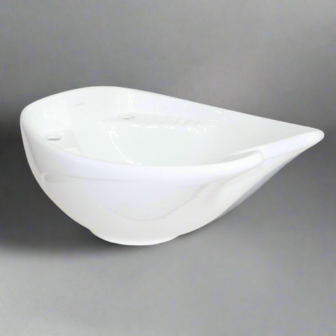 Atlantis Ceramic Basin - White