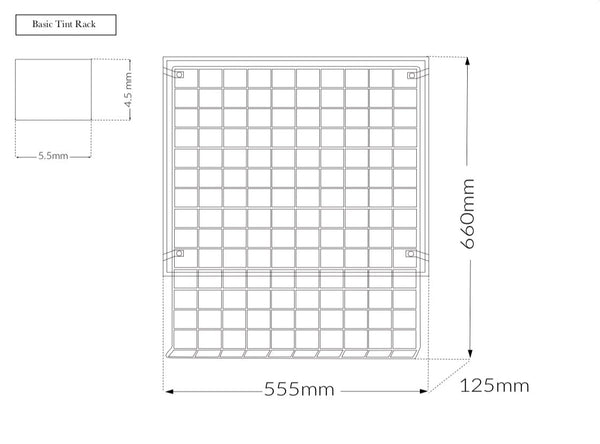 Joiken Basic Tint Rack (120 x 100g Tube Capacity)