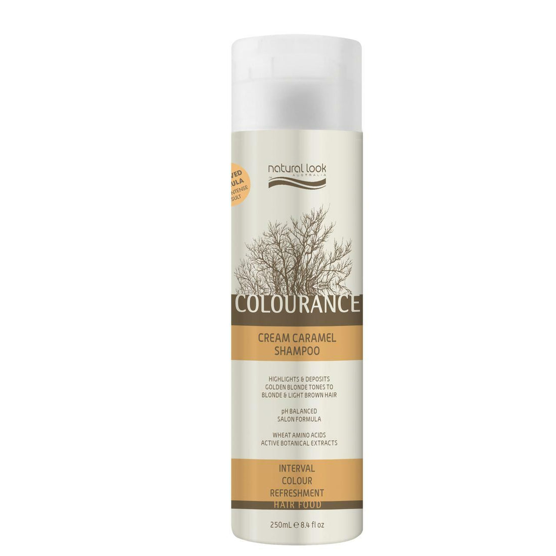 Natural Look Colourance Shampoo - Cream Caramel 250ml