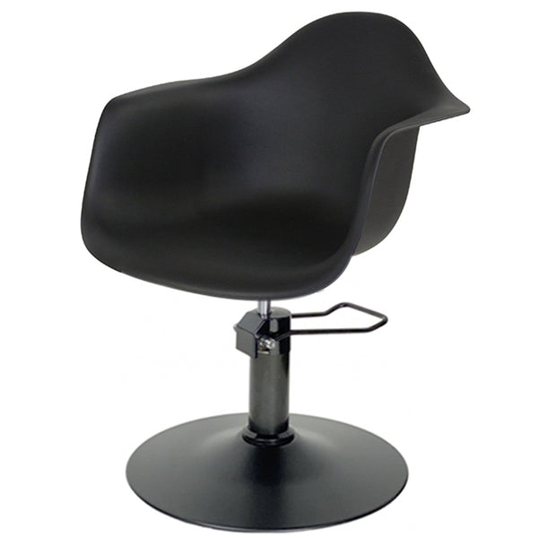 Erica Styling Chair Black - Hydraulic