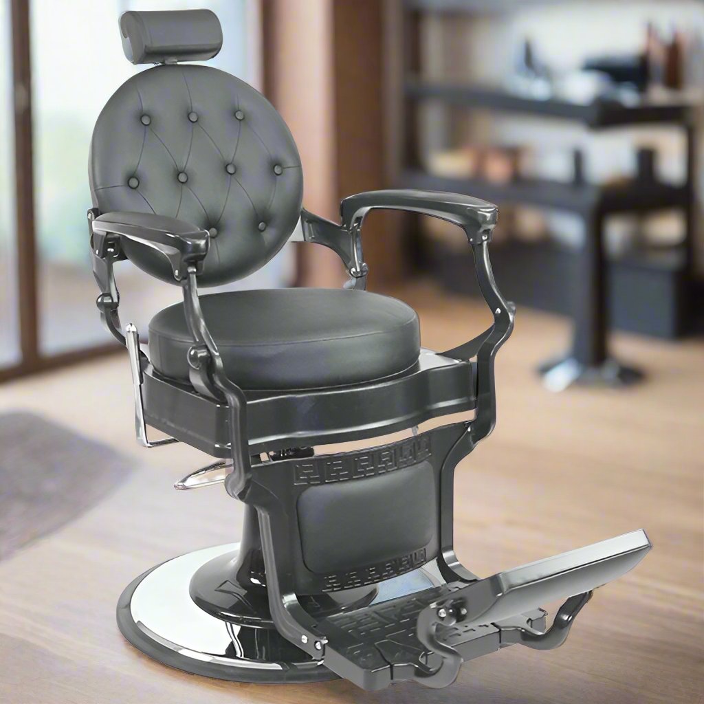 Harlem Barber Chair - Black