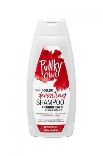 Punky Colour 3-in-1 Colour Depositing Shampoo + Conditioner - Redilicious