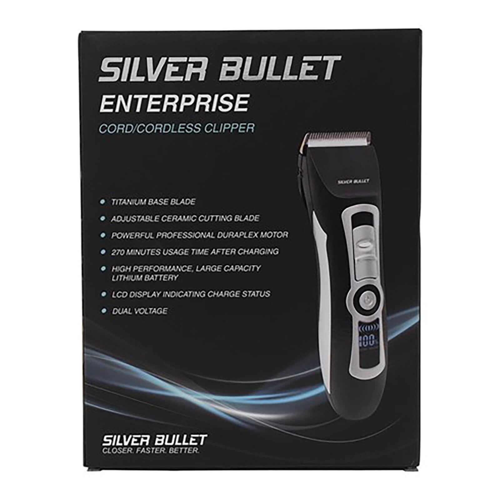 Silver Bullet Black Enterprise CORD/CORDLESS CLIPPER