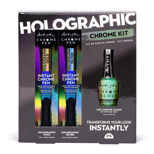 Artistic Chrome 3PC Kit - Holographic Look