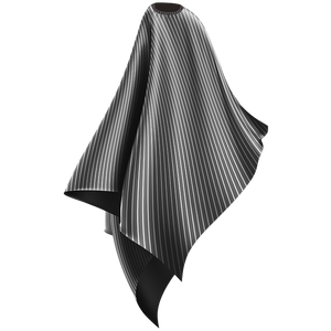 Wahl 3134 Lightweight Cape in Grey with White Stripes
