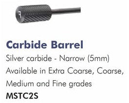 Carbide Barrel Silver Narrow