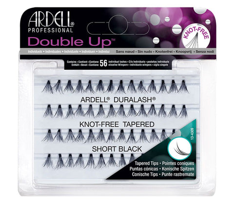 Ardell Double Up Knotted Double Flares - Short Black