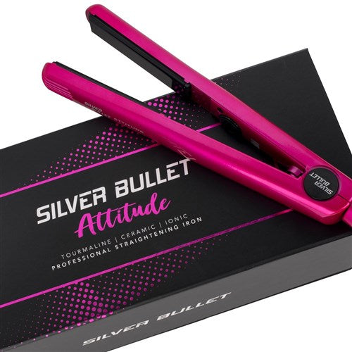 Silver Bullet Attitude Hair Straightener – Pink