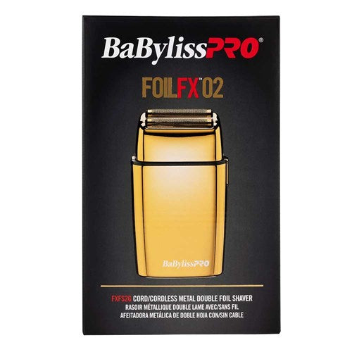 BaBylissPRO GoldFX FoilFX02 Metal Double Foil Shaver