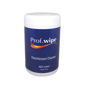 Prof Wipe Disinfectant Cleaner Wipes 160pk