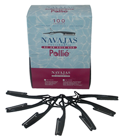 Pollies Black Disposable Razors - Box of 100
