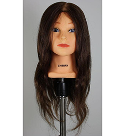Hi Lift Mannequin Head Cherry - Extra Long Brown (55-60cm)