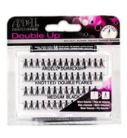Ardell Double Up Knotted Double Flares - Medium Black
