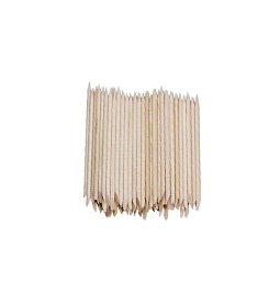 Orange Wood Sticks - Small 100 Pack