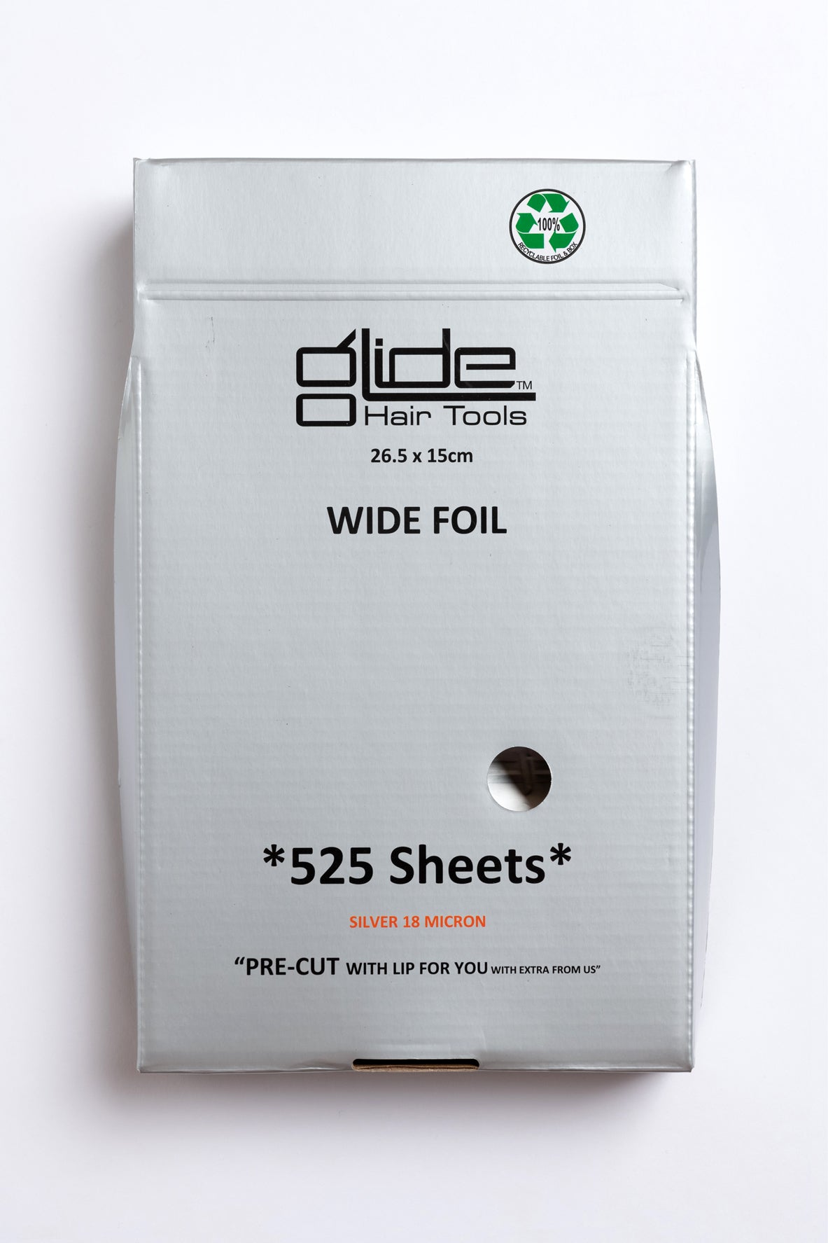 Glide Wide Pre Cut Foil 525 Sheets 18 Micron