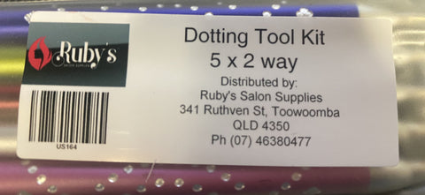 Ruby's Dotting Tool Kit Double Ended (5 piece x 2 way)