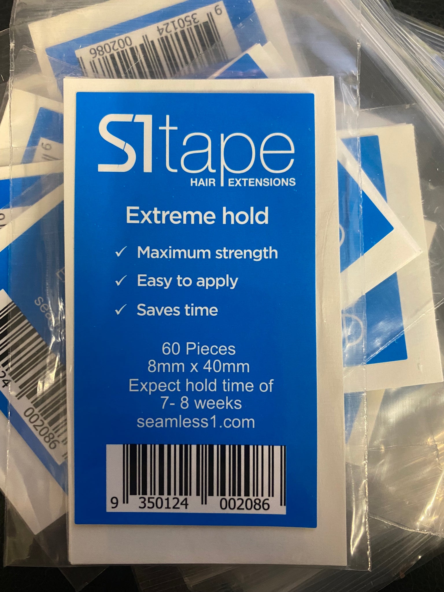 Seamless 1 Pre-cut Replacement Tape Extreme Hold 60pc