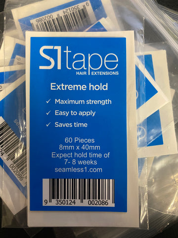 Seamless 1 Pre-cut Replacement Tape Extreme Hold 60pc