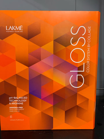 Lakme Gloss Demi-permanent Colour Chart