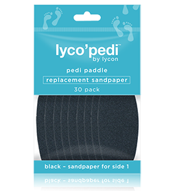 Lycon Lyco'pedi Paddle Replacement Sandpaper 30 Pack