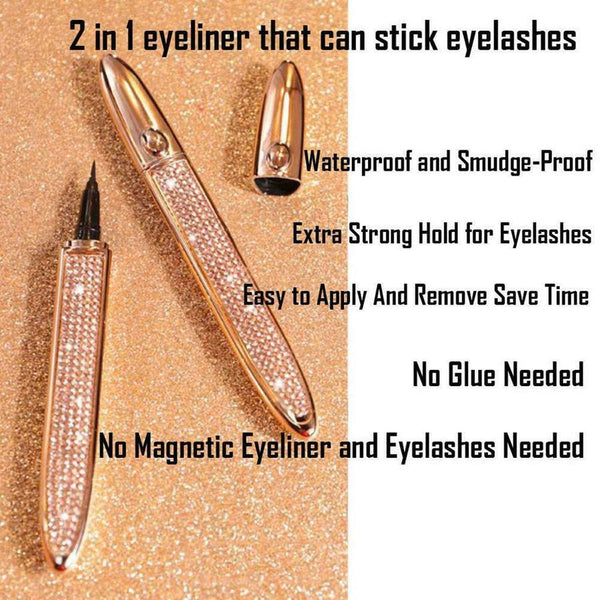 Magnetic Self-adhesive Liquid Eyeliner 2 in 1