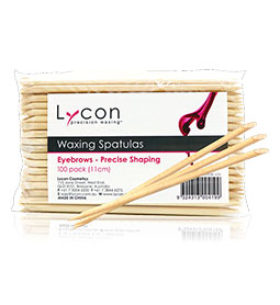 Lycon Eyebrow Spatulas - Precise Shaping 100 Pack