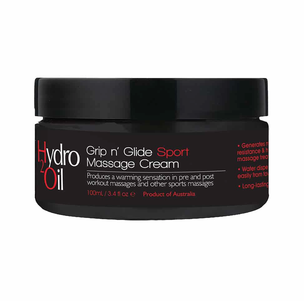 Hydro 2 Oil Grip N’ Glide Sports Massage Cream