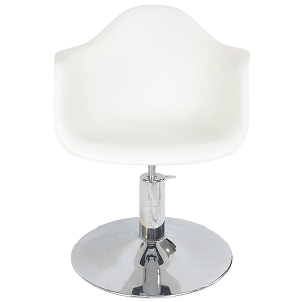 Erica Styling Chair White - Hydraulic