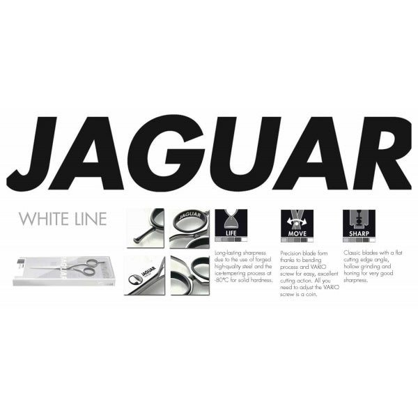Jaguar White Line Satin Double Sided 30T Thinner 6"