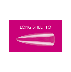 Artistic Gel On Xtensions Long Stiletto