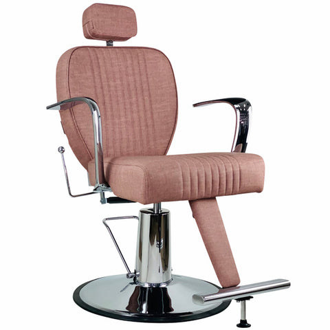Titan Reclining Brow and Styling Chair - Dusty Pink
