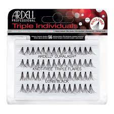 Ardell Triple Individuals Lashes Knot-Free Flares - Long Black