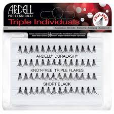 Ardell Triple Individuals Lashes - Knot-Free - Short Black